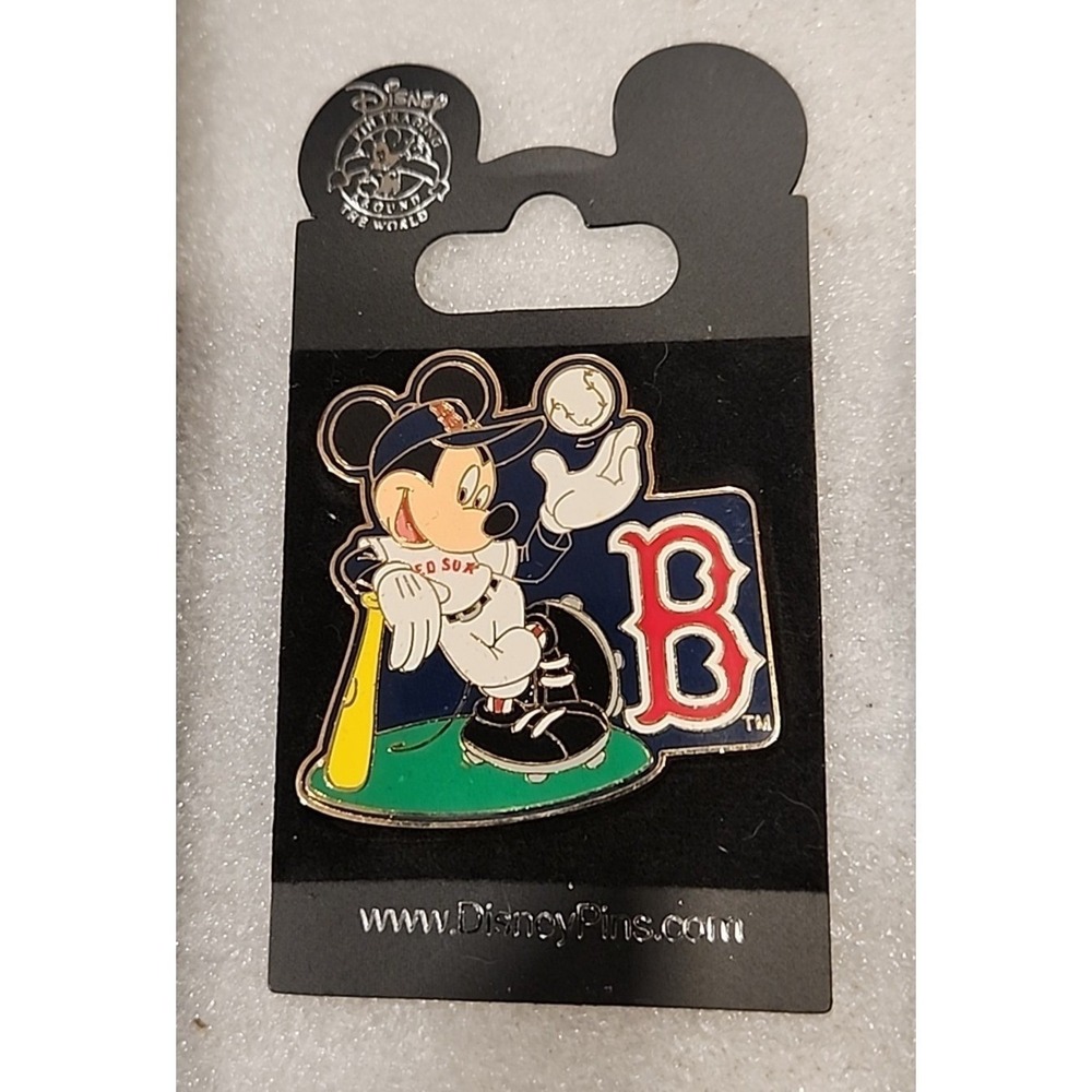 Disney‎ Mickey Mouse Boston Red Sox Uniform Major League Baseball 2008 Pin 45151